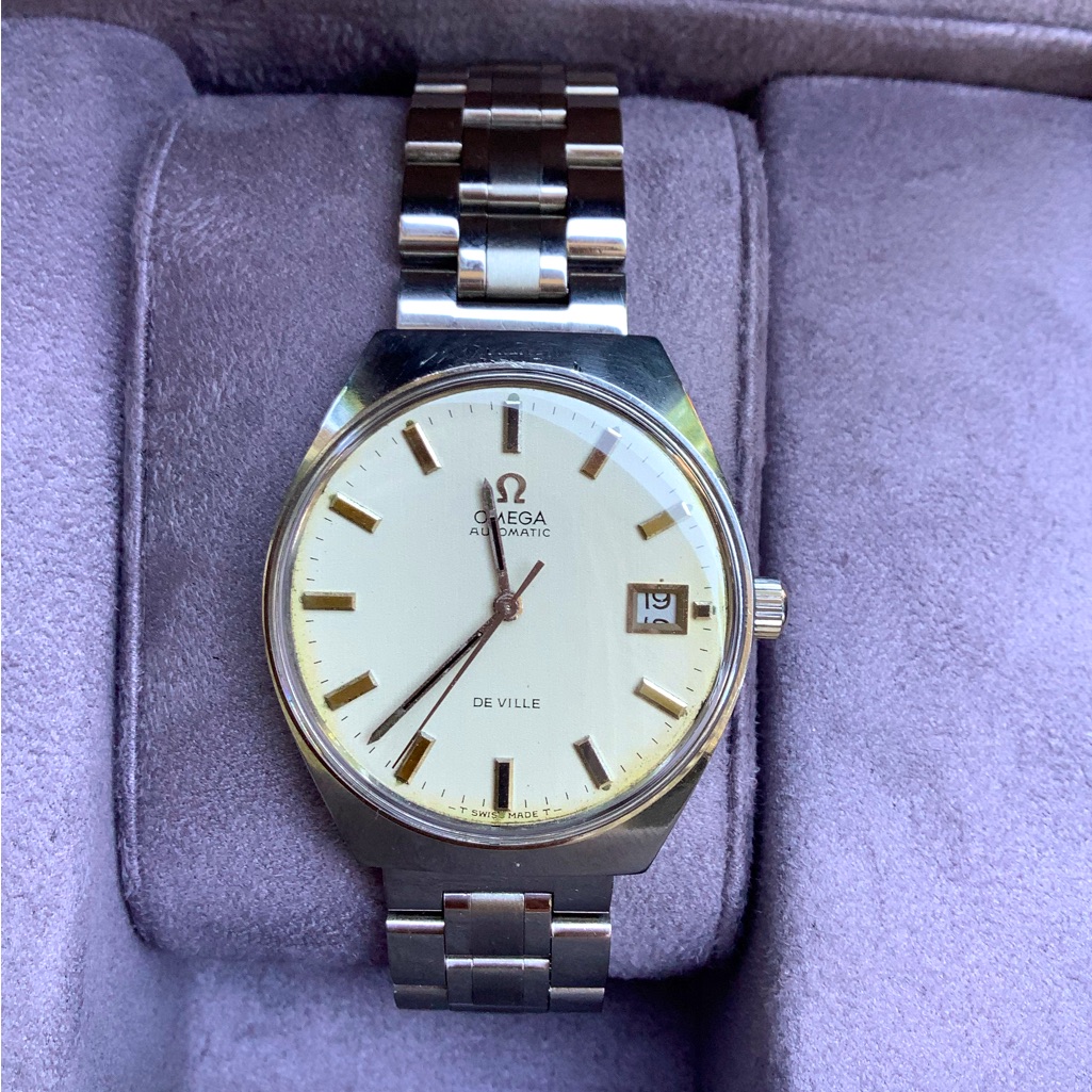 Mens Omega Automatic Stainless Steel Watch